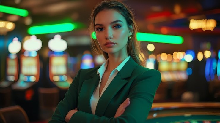 Papan permainan Shio Game di rajabandot 77 dengan dealer dan kartu yang jelas terlihat